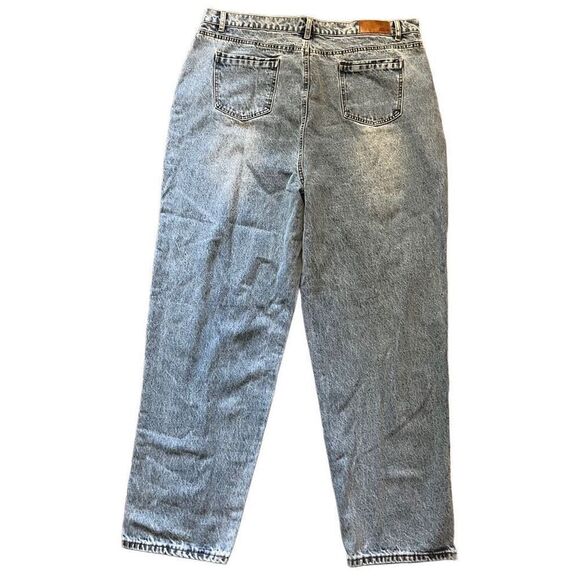 Nasty Gal Fray What You Mean Straight Leg Jeans Size 18 - Picture 2 of 7